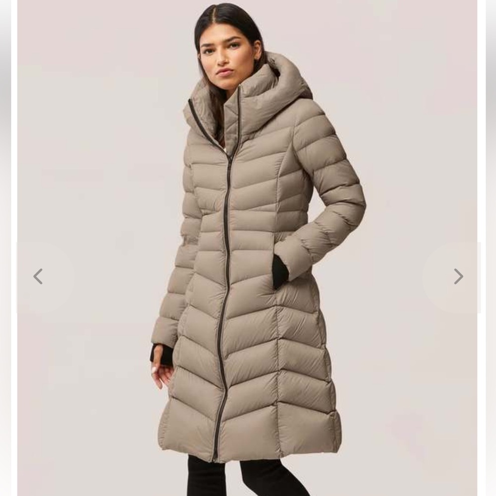 Soia & Kyo Women's Lita Midi Down Coat